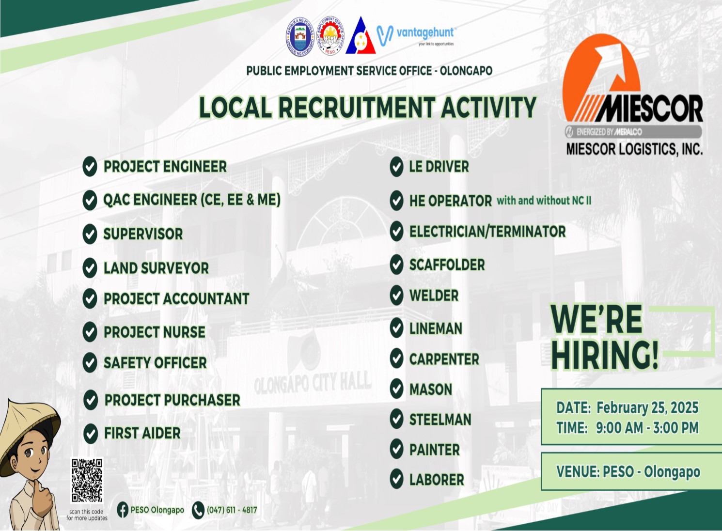 MIESCOR Local Recruitment Activity Banner Vantagehunt